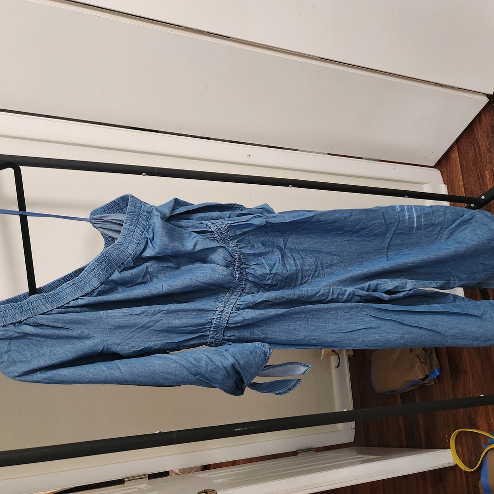 Stylish Blue Denim Jumpsuit